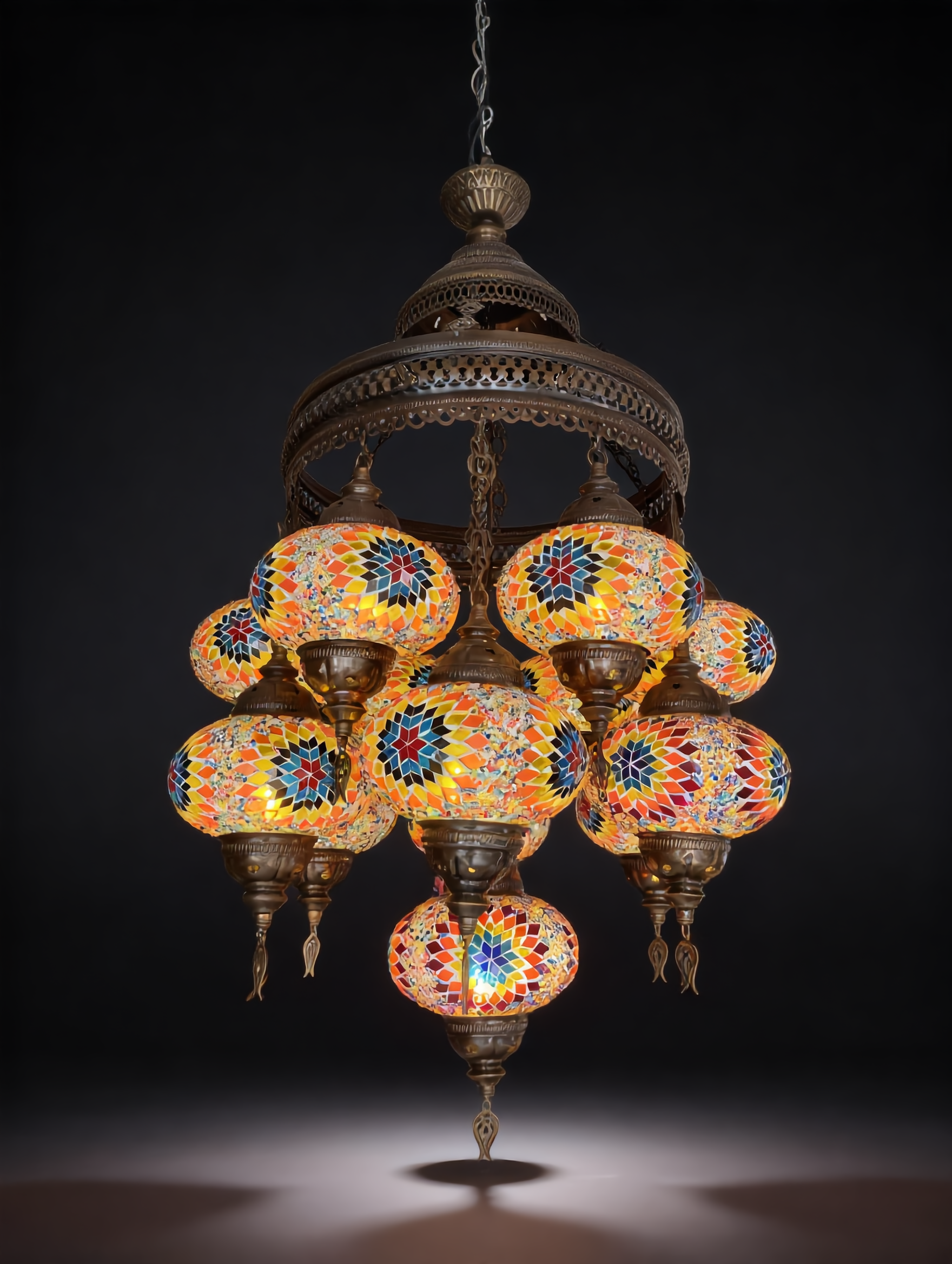 Gran araña turca mosaico artesanal Granada