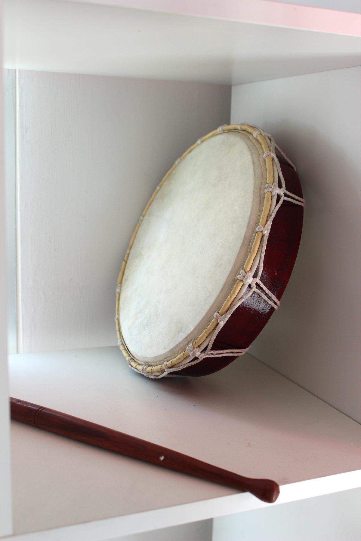 Tambor marco daf madera artesanía persa decoración musical Granada