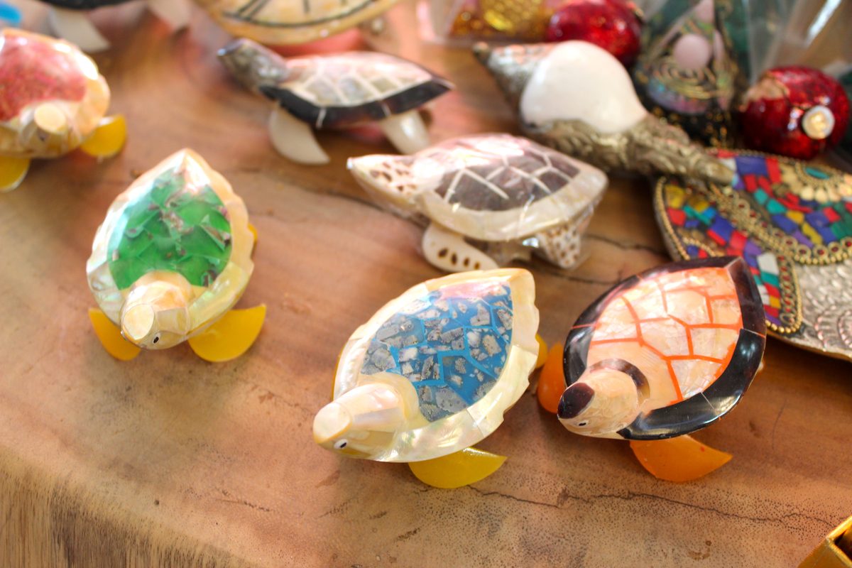 Tortugas nácar mosaico cajas colección artesanía decoración hogar Granada